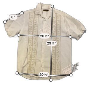 3 cubavera linen shirts size M